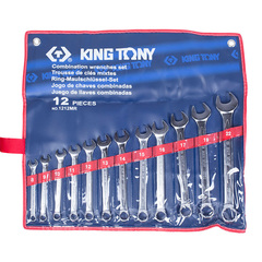 KING TONY (1212MR) Набор комбинированных ключей, 8-22 мм, 12 предметов
