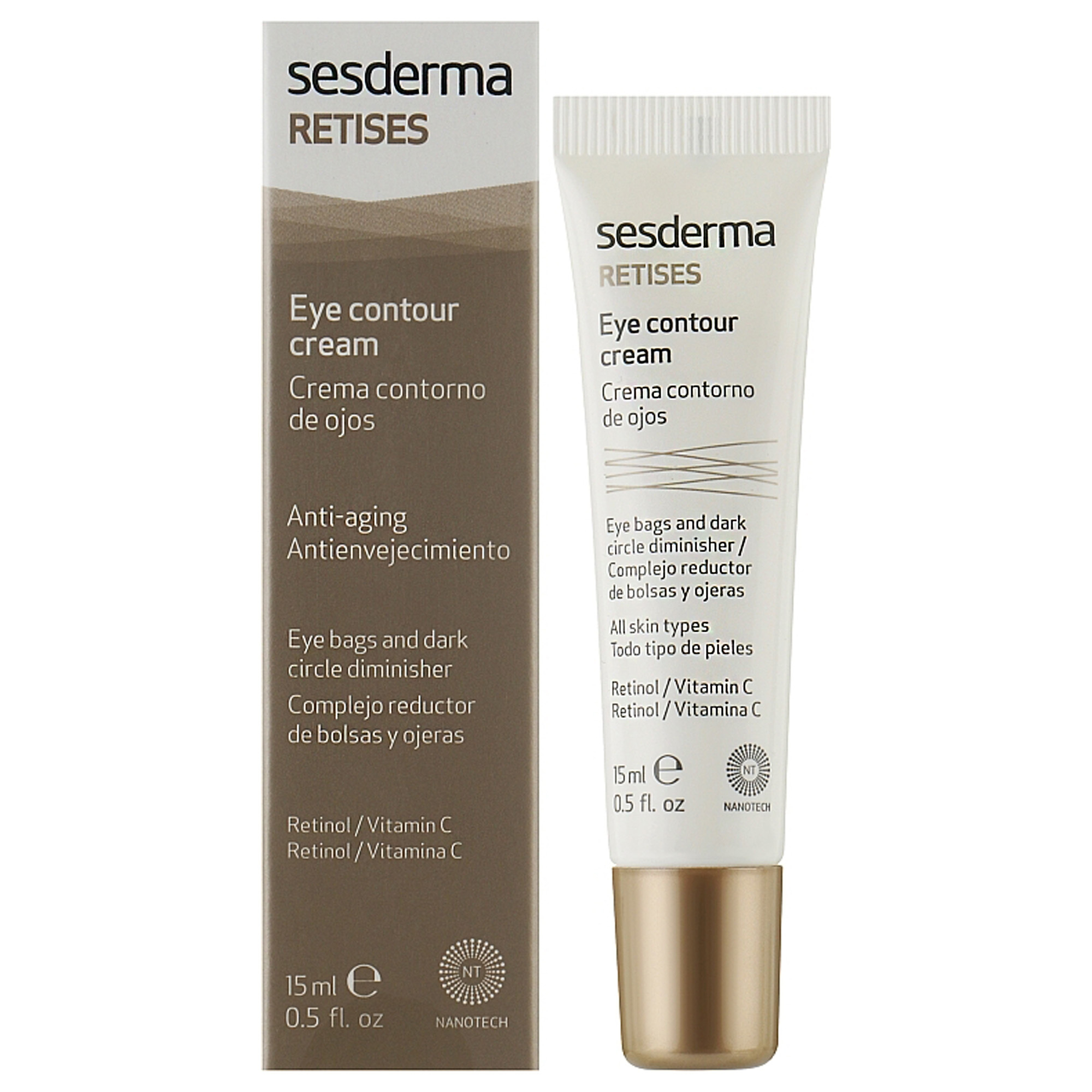 Регенерирующий крем для кожи вокруг глаз SESDERMA Retises Eye Contour 15мл