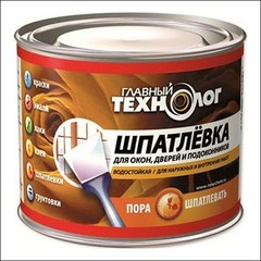 Шпатлевка для окон, дверей и подоконников НОВБЫТХИМ Главный Технолог