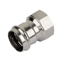 Пресс-фитинг из нержавеющей стали с внутренней резьбой 42mm*11/2 TIM ZTI.502.004208