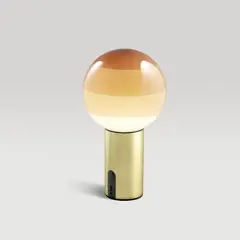 Настольный светильник Dipping Light Portable кремовый-матовая латунь