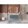 BelBagno KRAFT-1200-4C-SO-AO База под раковину подвесная с фрезерованными ручками по всей длине фасада с чет-мя выкатн. ящ., Голубой Мат.,1200x455x500
