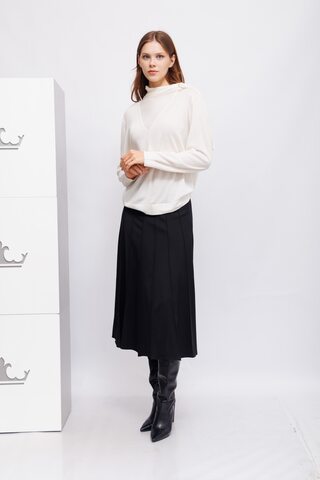 Beatrice b Юбка с шерстью и отстроченными складками