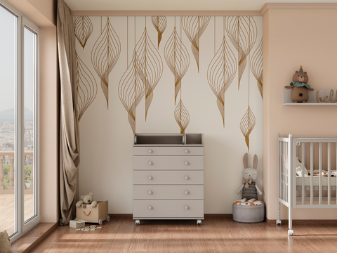 Комод Oskar 800/5 цвет crystal beige