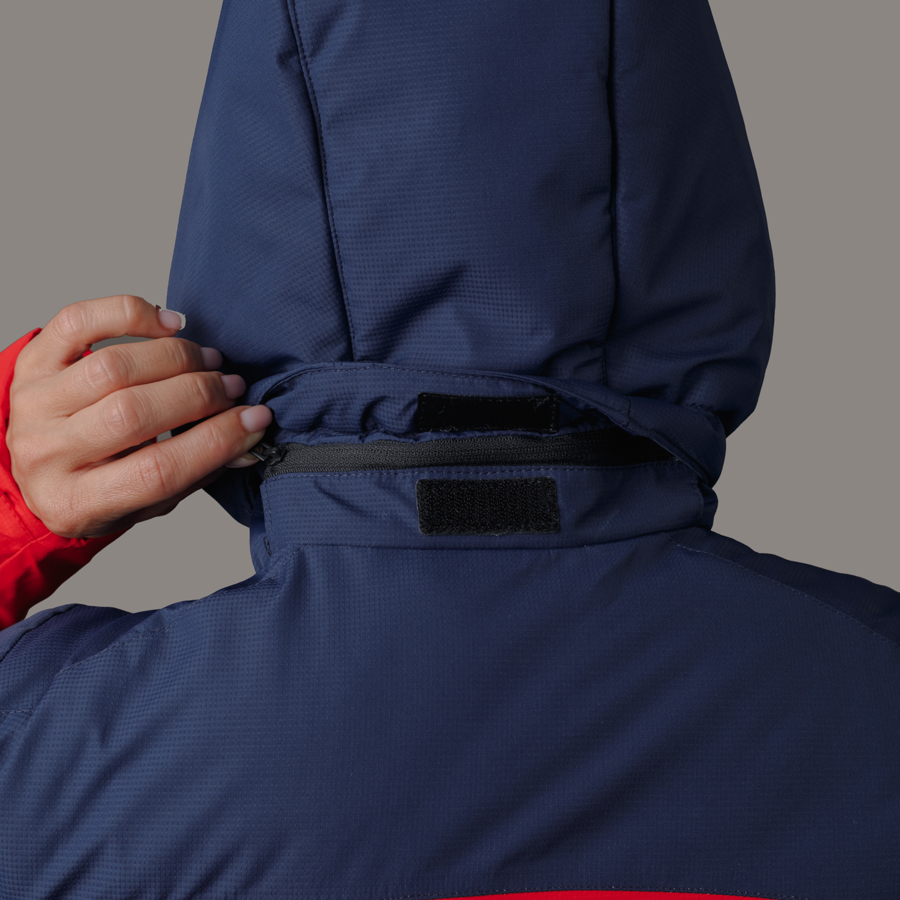 Nordski Mount теплый лыжный костюм женский blue-red - 6