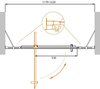 Cezares MOLVENO-BA-12-70+50-C-CR-IV Дверь душевая в нишу, цвет: хром