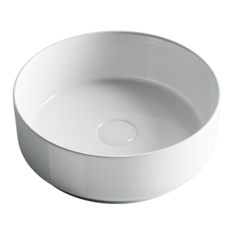 Ceramica Nova Element CN5001 Умывальник чаша накладная круглая, 36x36, цвет: белый
