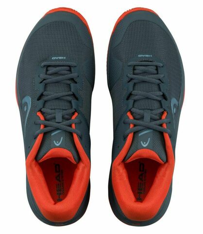 Кроссовки мужские Head Revolt Evo 2.0 Clay - dark grey/orange