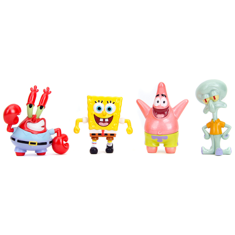 Jada Metalfigs Nickelodeon: Spongebob 4PK (БАМП)