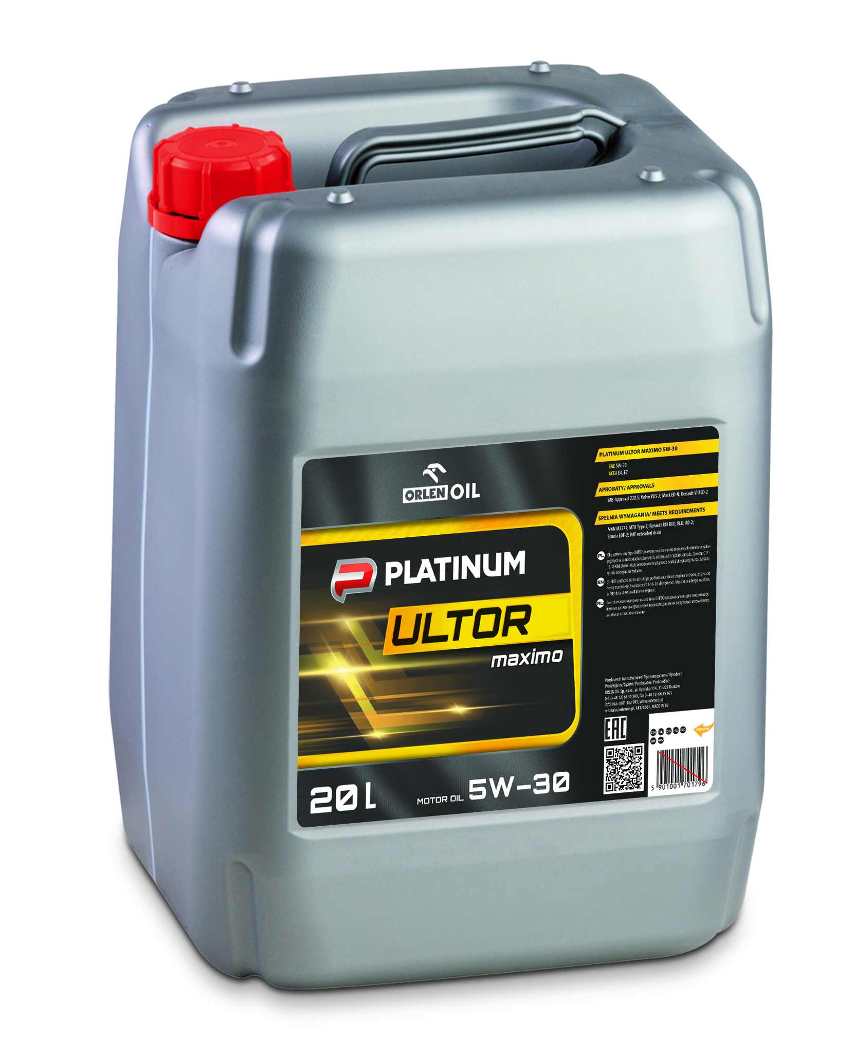 OrlenOil Platinum Ultor Maximo 5W30 Синтетическое моторное масло