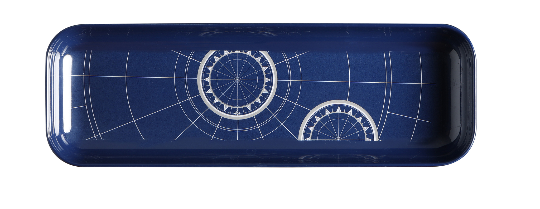 MELAMINE SNACK SET, PACIFIC, 4 PC