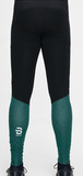 Элитные утеплённые тайтсы Bjorn Daehlie Tights Winter Windstopper Green мужские