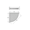 GROHE Selection Cube 40809000 Полка душевая