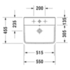 Duravit P3 Comforts 2331550000 Раковина