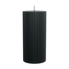 Декоративная свеча 7х15см SCANDYLAB Empire Black SL-EM04