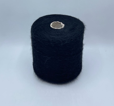 Mister Joe (пр.Италия),art-Preston 1000м/100гр, 35% Мохер, 35% Альпака 30% Полиамид, цвет-Черный(628/671), арт-36403