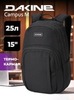 Картинка рюкзак городской Dakine campus m 25l Black - 1