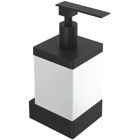 Boheme 10727-B Диспенсер настенный Qubic Black