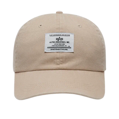 Бейсболка Alpha Industries Battlewash Cap Vintage Khaki (Бежевый)