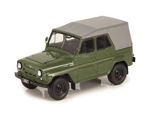 UAZ-469B khaki-grey 1:24 WhiteBox