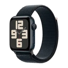 Умные часы Apple Watch SE 2 (2024) GPS, 44mm, Midnight Aluminium Case with Sport Loop, Ink (Темная ночь)