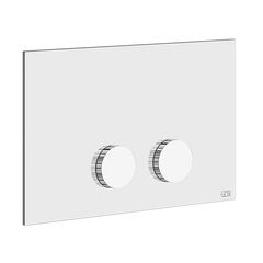 Gessi Ingranaggio 54635#031 Клавиши смыва Geberit Sigma 8 e Sigma 12., цвет: хром фото
