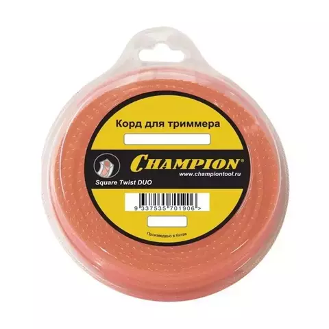 Леска 2,0мм 12м витой квадрат мононить Twisted Square Champion в интернет-магазине ЯрТехника