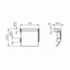 Ideal Standard Connect N1382AA Держатель туалетной бумаги