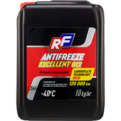 17358N RUSEFF Антифриз ANTIFREEZE EXCELLENT G12 40 (10кг) - 10 кг