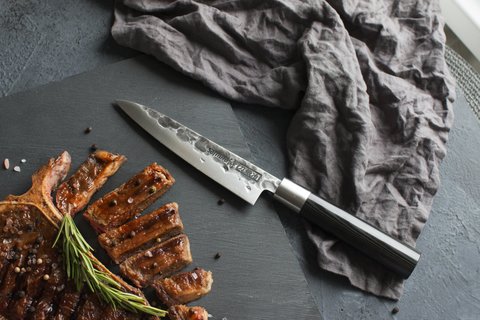 Нож кухонный универсальный 162 мм Samura BLACKSMITH SBL-0023/K