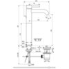 Ideal Standard Ceraline BC194XG Однорукоятковый смеситель для умывальника с удлиненным корпусом
