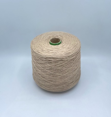 Бобинная пряжа (пр.Италия), art.Cotone, 350м/100 гр. 100%Хлопок, цвет-Бежевый , арт.34818