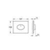 GROHE Skate Air 38565000 Клавиша смыва для унитаза