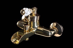 Boheme Vogue Crystal 213-CRST Смеситель для ванны, цвет: золото фото