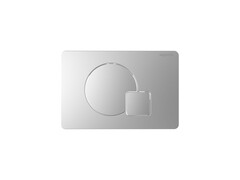 Aquatek KDI-0000068 KDI-0000068(QC) Панель смыва Хром матовый (клавиши круг/квадрат), 162*244 мм фото