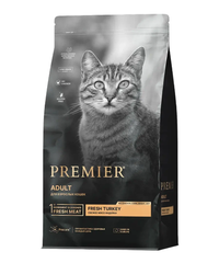 Сухой корм для взрослых кошек Premier Cat Adult с чувствительным пищеварением индейка 2кг