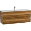 BelBagno MARINO-CER-N-1200-2C-SO-RR-P База под раковину подвесная с двумя выкатными ящиками, Rovere Rustico, 1196x460x500