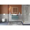 BelBagno KRAFT-900-2C-SO-AO База под раковину подвесная с фрезерованными ручками по всей длине фасада с двумя выкат. ящ., Голубой Мат., 900x455x500