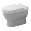 Duravit Starck 3 124090000 Унитаз напольный приставной 560х360 мм, с креплением, цвет белый