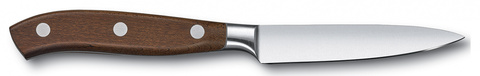 Нож кухонный Victorinox Grand Maitre (7.7200.10G) кованый столовый лезв.100мм прямая заточка дерево подар.коробка
