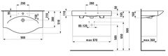 8117020001041 УМЫВАЛЬНИК НАКЛАДНОЙ LAUFEN PALACE 90