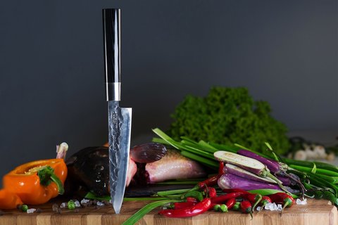 Нож кухонный универсальный 162 мм Samura BLACKSMITH SBL-0023/K