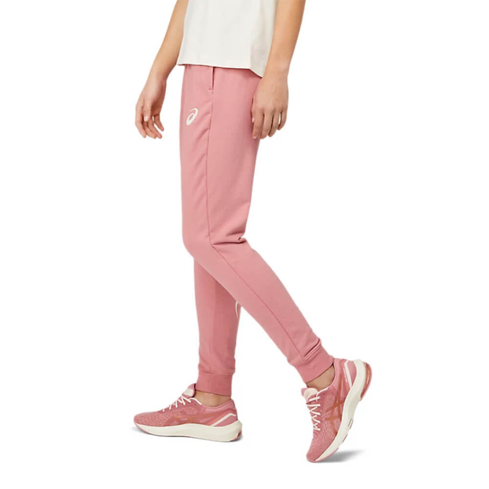 Asics Big Logo Sweat Pant спортивные брюки женские розовые - 2