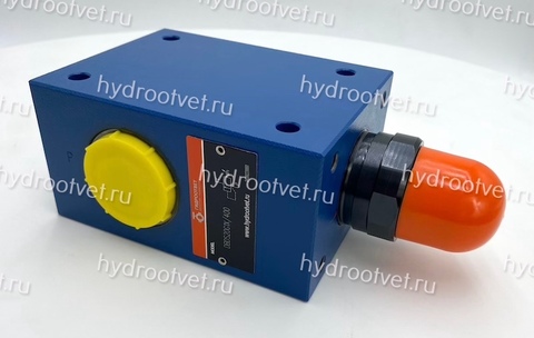 Фото DBDS20G1X/400 - Предохранительный клапан прямого управления Ду20, давление регулировки до 400 бар, тип монтажа - резьбовой, элемент регулировки S = винт