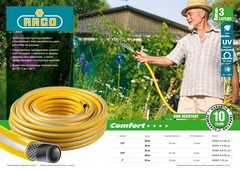 RACO COMFORT, 1/2″, 50 м, 30 атм, трёхслойный, армированный, поливочный шланг (40303-1/2-50)