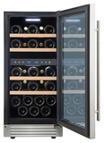 Винный шкаф Cellar Private CP027-2T серебристая дверь