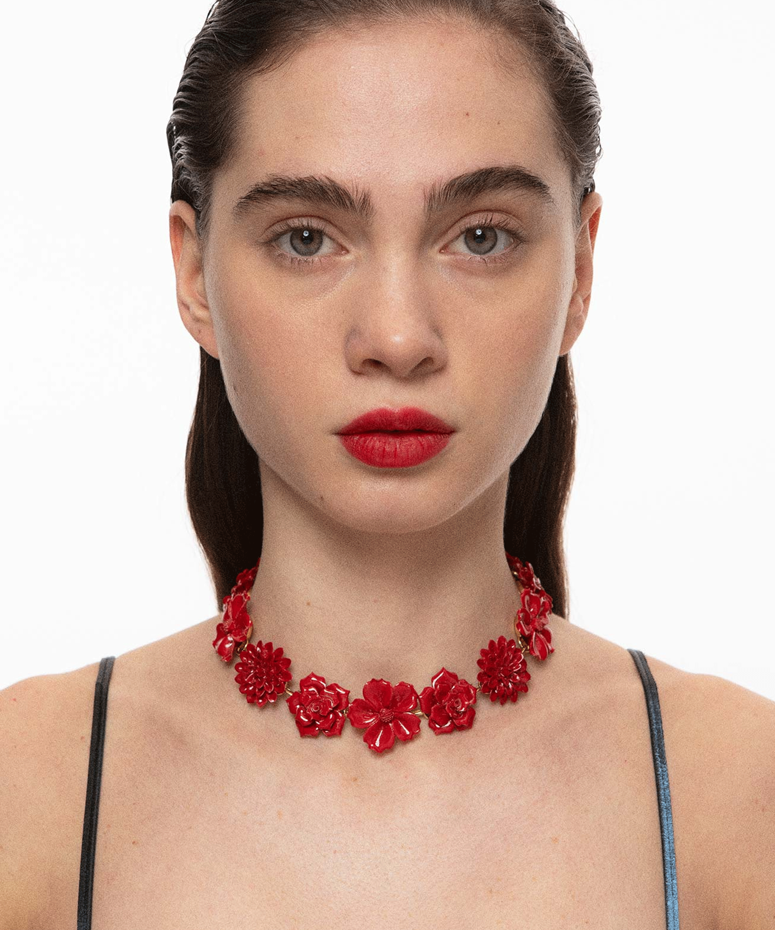 Чокер FLOWER RED