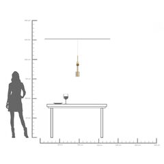 Светильник подвесной Candy Bar Gold Ø13 см