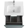 BelBagno KRAFT 39-500/390-2C-SO-AO База под раковину подвесная с фрезерованными ручками по всей длине фасада с 2 выкатн. ящ.,Голубой Мат.,500x395x500
