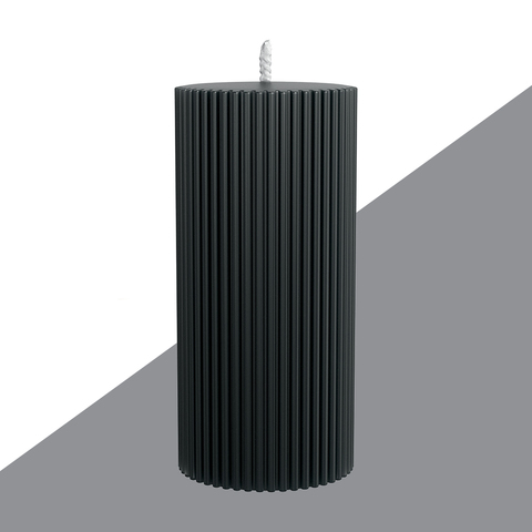 Декоративная свеча 7х15см SCANDYLAB Empire Black SL-EM04